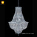 Chrome finish mini excellent crystal empire chandelier for bedroom lighting decor 17264